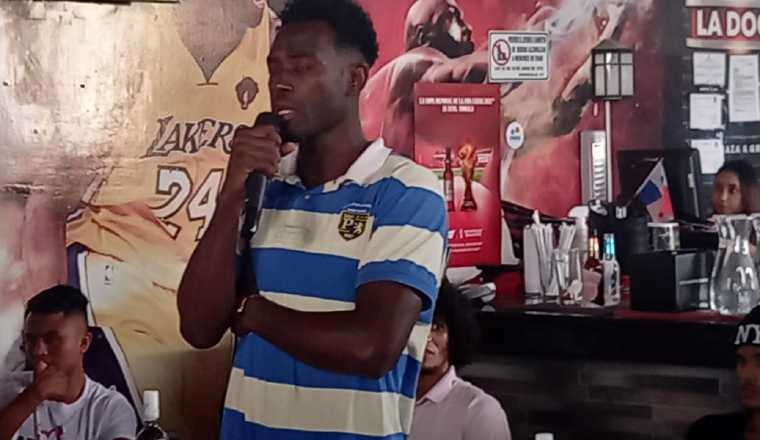 El ecuatoriano Marlo Delgado, rival de Azael "El Turbo" Cosio. El ecuatoriano Marlo Delgado, rival de Azael "El Turbo" Cosio.