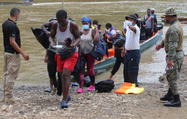 Panamá mantiene 8 mil 566 migrantes en los campamentos. Foto: Cortesía