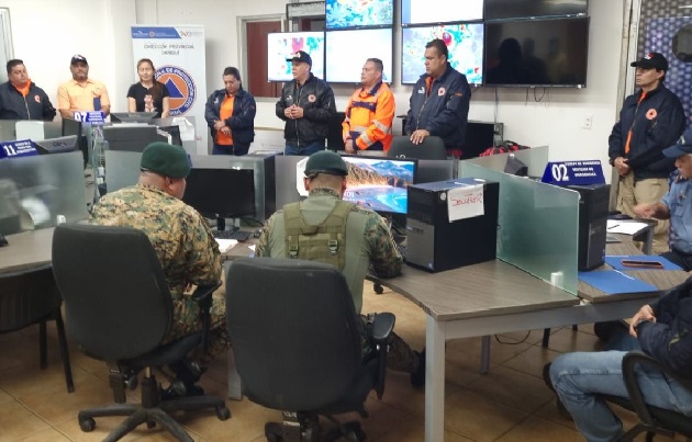 En la provincia de Chiriquí las autoridades se mantienen alerta ante la tormenta tropical Julia. Foto. Mayra Madrid.