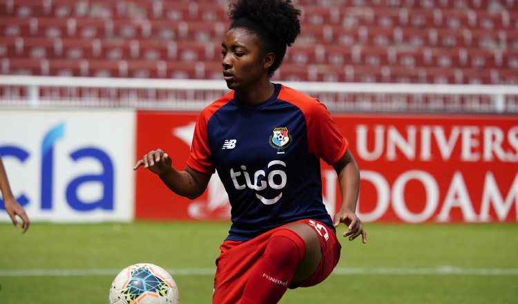 Marta Cox, anotó el gol de Panamá ante Ecuador. Foto: Fepafut