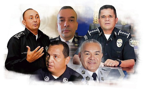 Al menos cinco uniformados han estado al frente de la Policía Nacional en los últimos dos gobiernos.