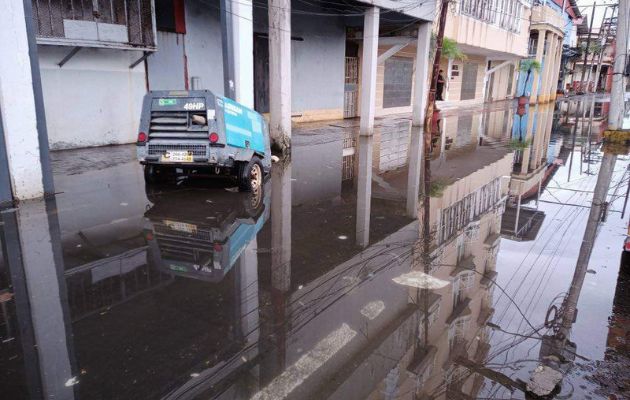 En los últimos días, se han registrado inundaciones en la ciudad de Colón. Foto: Diomedes Sánchez