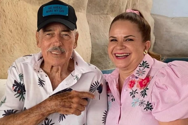 Andrés García y su esposa Margarita Portillo. Foto: Instagram / @andresgarciatvoficial