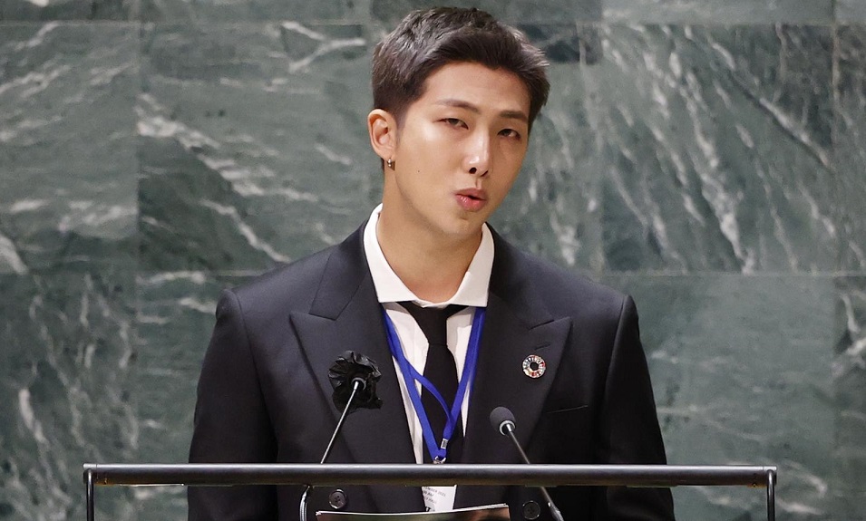 RM, el líder de la banda de K-pop BTS. Foto: EFE