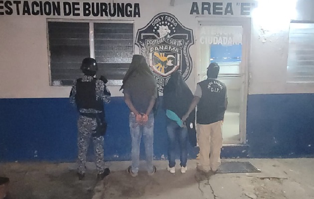 Tres ciudadanos fueron detenidos durante un allanamiento en Arraiján. Foto. Proteger y Servir