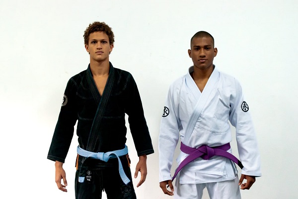 Diego Goldner de Legacy Jiujitsu y Dylan Hormechea de Serpente Panama. Foto:Cortesía