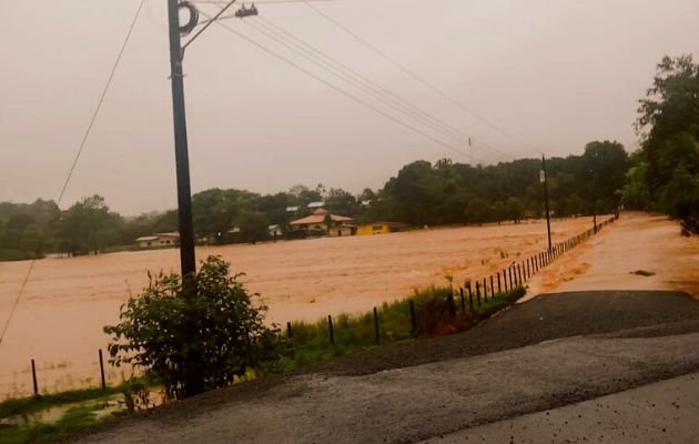 Alerta por inundaciones en Herrera y Veraguas. Foto: Cortesía Sinaproc