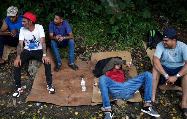 Por Panamá han transitado este año más de 210,000 migrantes irregulares en su viaje a EE.UU. Foto: EFE