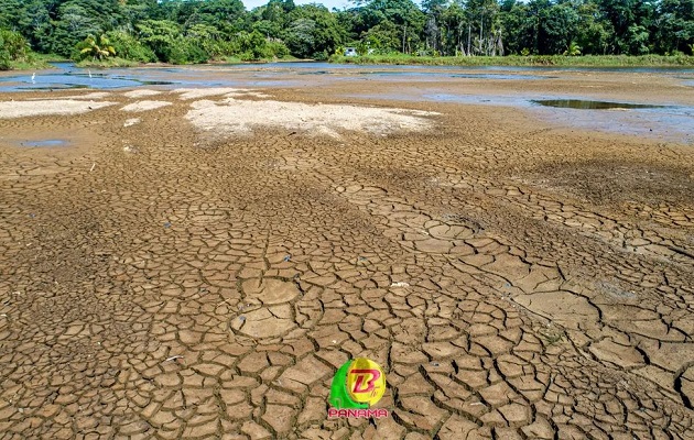 Condiciones  de la principal toma de agua de Isla Colón. Foto: BocasTv