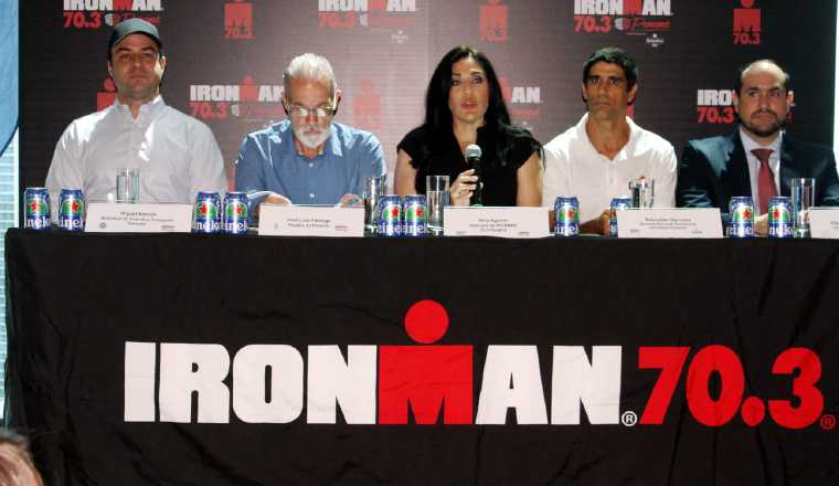 Rina Aguirre dio detalles del Ironman 70.3 Panamá. Foto: Cortesía 