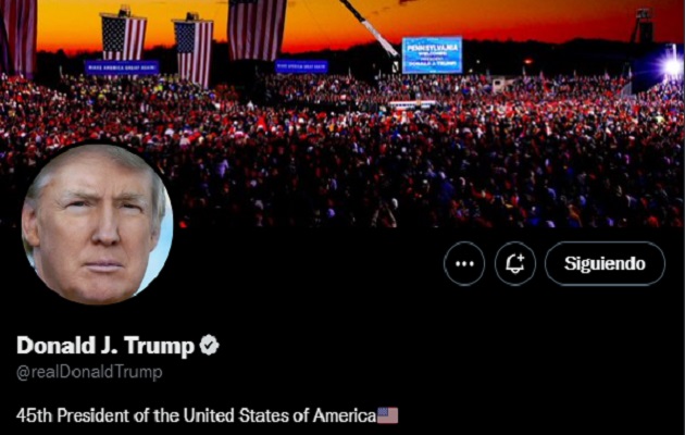 El 51,8 % de los encuestados se mostró a favor del restablecimiento de la cuenta a Trump.