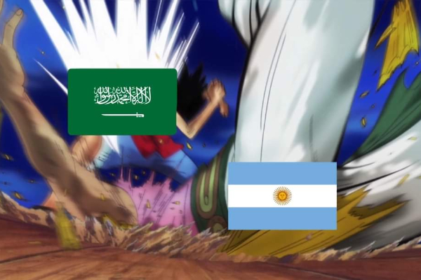 Arabia Saudí venció a Argentina. Foto: Twitter