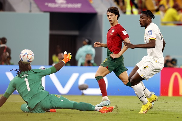 Joao Felix anotó el segundo gol de Portugal. Foto: EFE