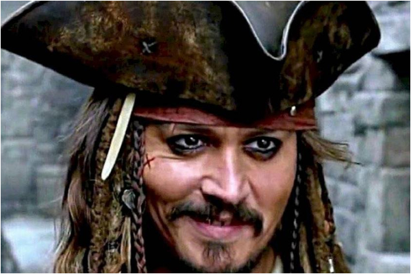 Jack Sparrow uno de los personajes ficticios por los cuales se recuerda a Johnny Depp. Foto: Disney