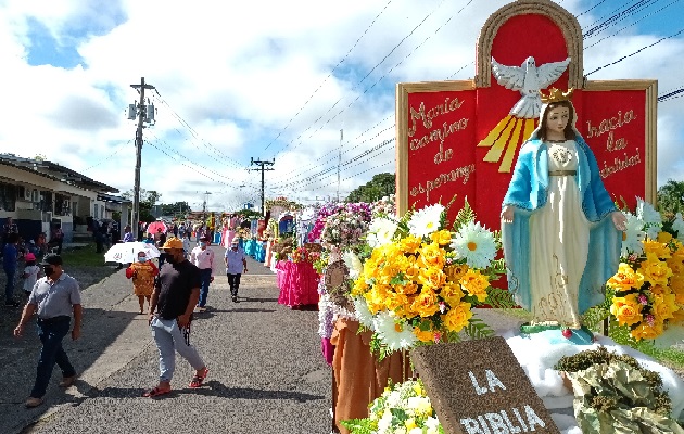 a esta romería religiosa, asisten delegaciones de Centroamérica, principalmente del hermano país de Costa Rica. Foto. Melquíades Vásquez