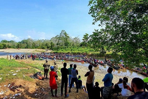 En los últimos meses la oleada de migrantes que entra por Darién en su mayor parte proceden de Venezuela. Foto: Grupo Epasa