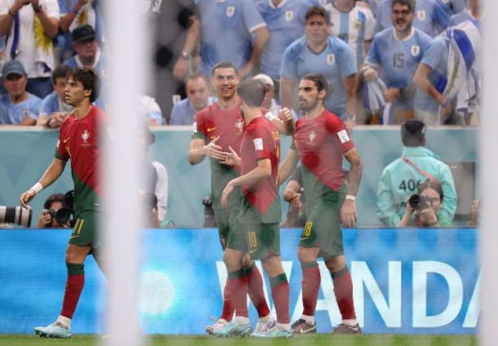 Con el triunfo, el equipo lusitano queda con seis unidades para liderar el grupo H, seguido de Ghana. Foto: EFE