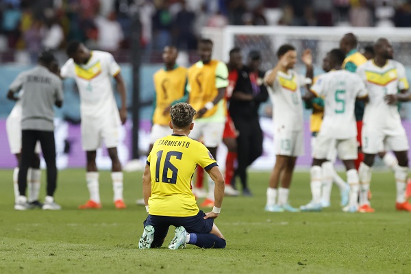 Ecuador  con gran Mundial se quedó ante Senegal. Foto:EFE