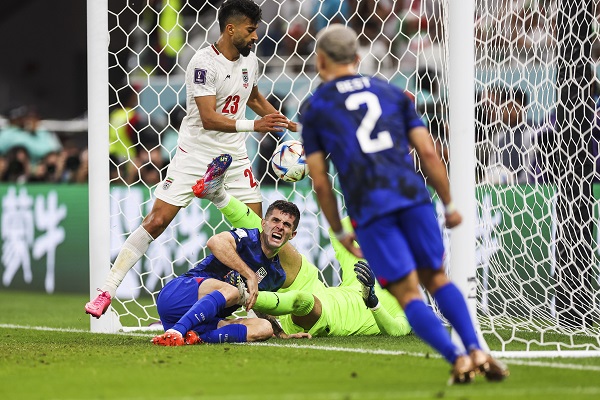  Christian Pulisic (10) anotó el gol de Estados Unidos. Foto: EFE