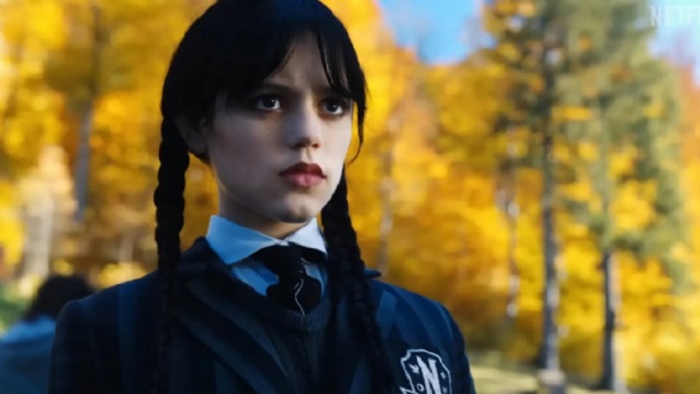Jenna Ortega es Merlina. Foto: Internet