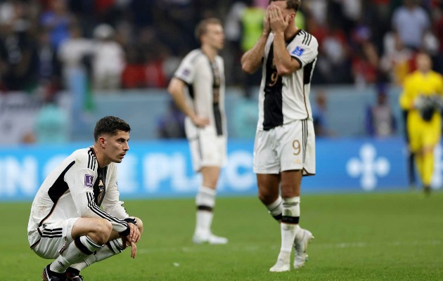 Alemania no golea a Costa Rica y cae en primera ronda. Foto: EFE