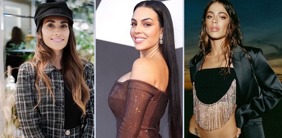 Antonela Roccuzzo, Georgina Rodríguez y Tini Stoessel. Fotos: Instagram