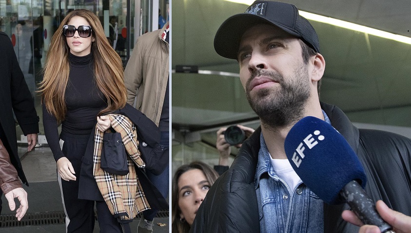 Shakira y Piqué. Foto: EFE