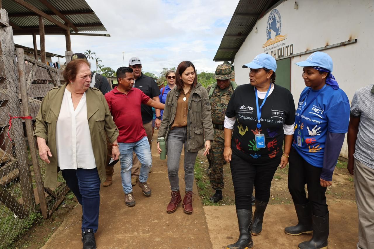 Recorrido de embajadora de Estados Unidos en Panamá, Mari Carmen Aponte. Foto: Cortesía