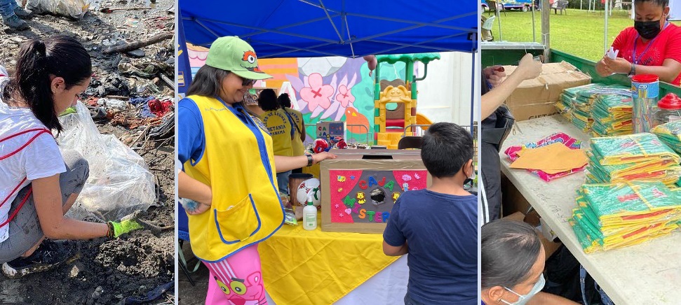 Durante el año varias fundaciones realizan acciones de voluntariado. Foto: Ponte en Algo