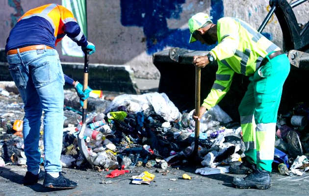 “Limpiando el Barrio” recolecta más de 300 tonelada de basura en 4 días. Foto: Cortesía