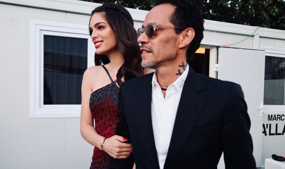 Nadia Ferreira y Marc Anthony. Foto: Instagram