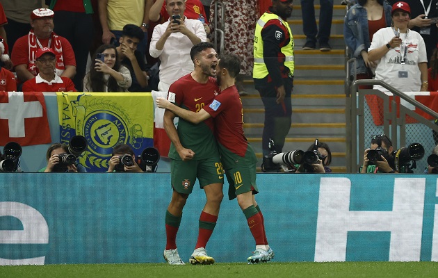 Gonçalo Ramos fue la gran figura de Portugal este martes. Foto: EFE