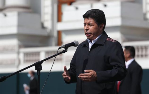 El presidente de Perú, Pedro Castillo. Foto: EFE