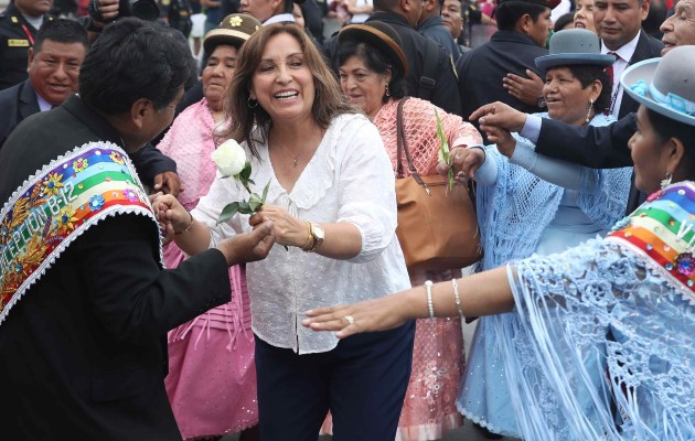 La nueva presidenta de Perú, Dina Boluarte. Foto: EFE