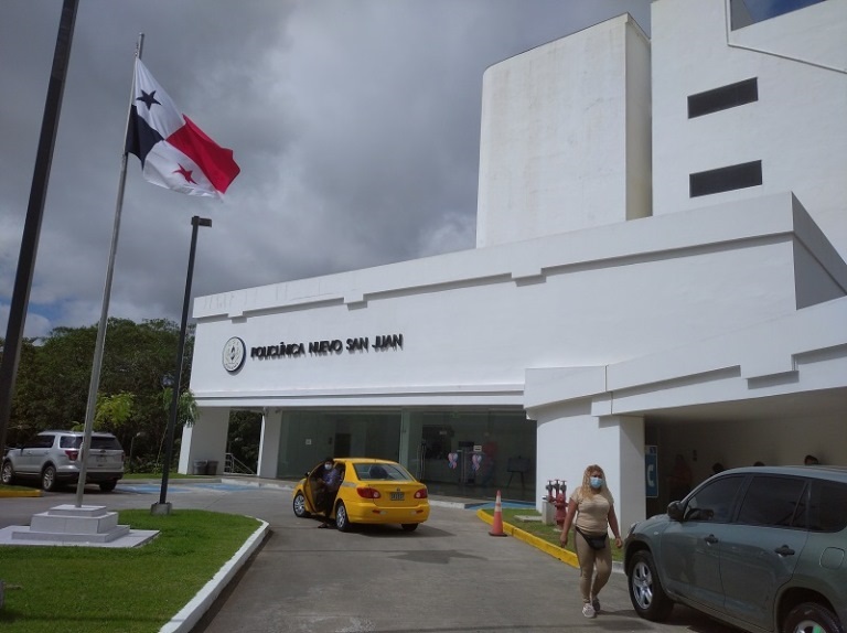 Policlínica de Nuevo San Juan, en El Giral de Colón. Foto: Diomedes Sánchez