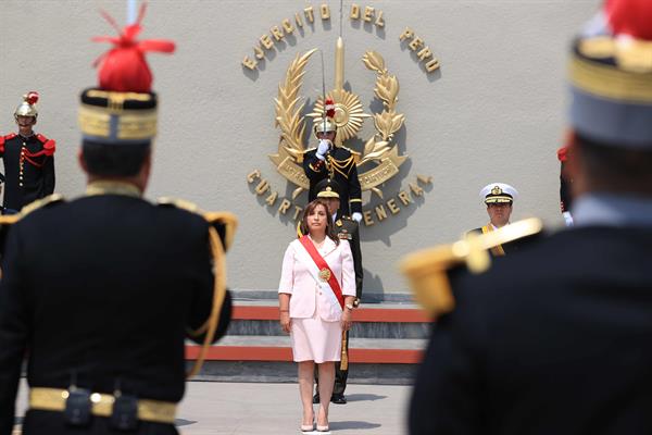 La presidenta de Perú, Dina Boluarte. EFE