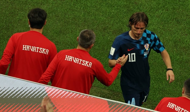 Luka Modric (10), capitán de Croacia. Foto:EFE