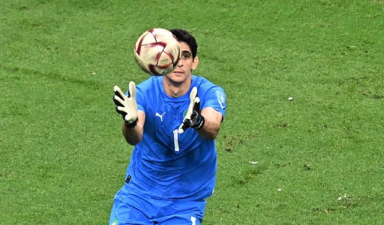 Yassine Bono, portero de Marruecos. Foto:EFE