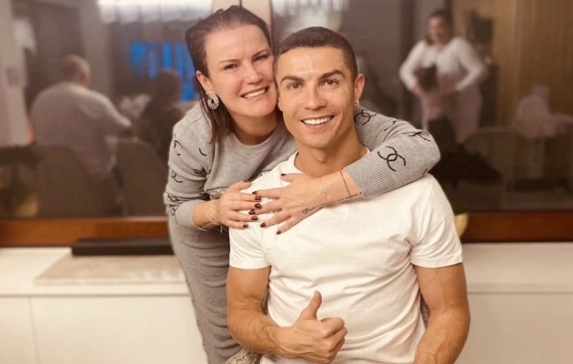Katia Aveiro y Cristiano Ronaldo. Foto: Instagram