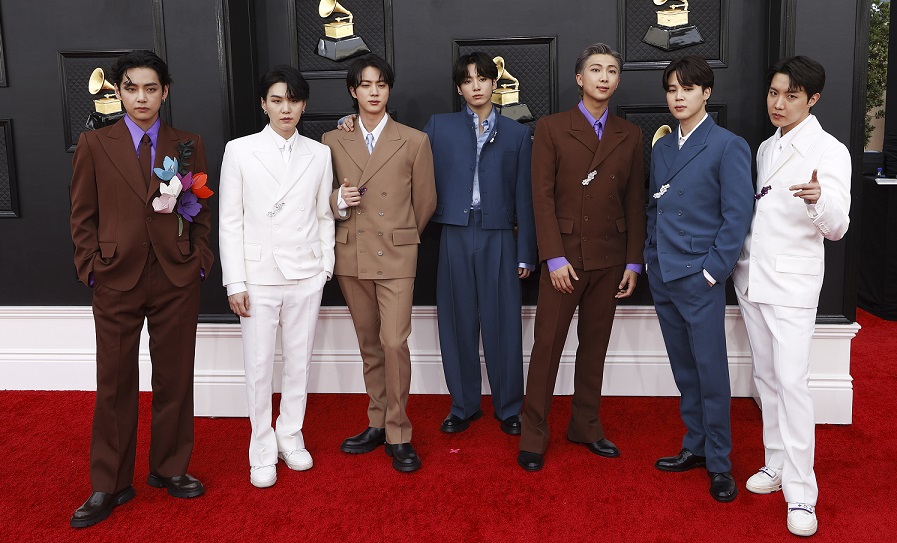 El K-Pop también está en auge con BTS en el Top 5 de artistas más escuchados del mundo. EFE