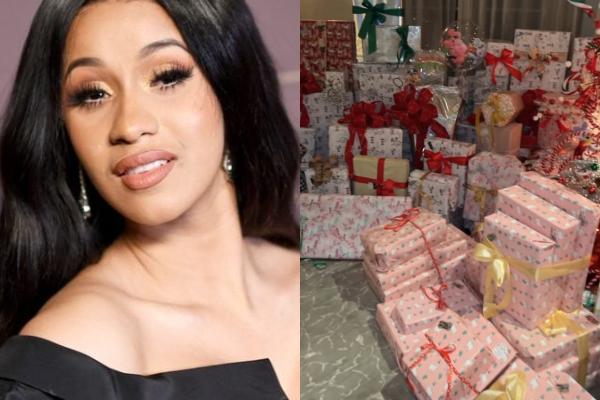 Cardi B mostró los regalos del árbol de Navidad de sus hijos. Foto: Archivo / @iamcardib