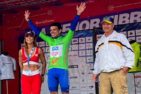 Franklin Archibold fue campeón de metas volantes de Vuelta Costa Rica. Foto:FEPACI.