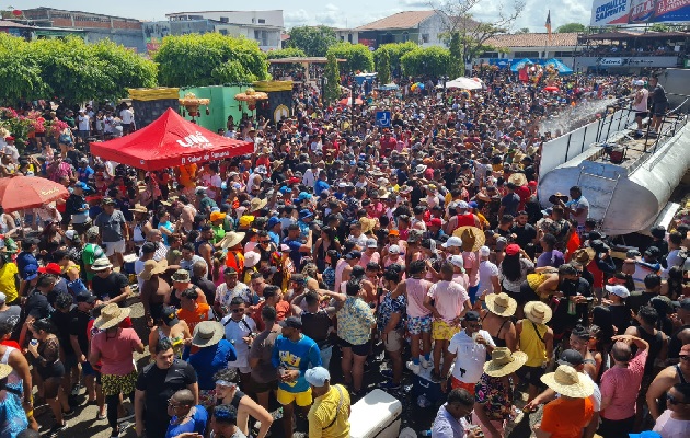 En Las Tablas los asistentes gozaron a más no poder. Foto. Thays Domínguez