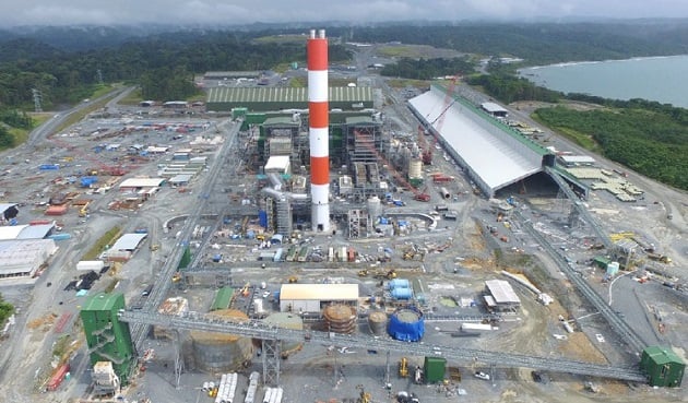 Planta termoeléctrica de la minera, cuyo funcionamiento también es una interrogante de los diputados. Foto: Archivo