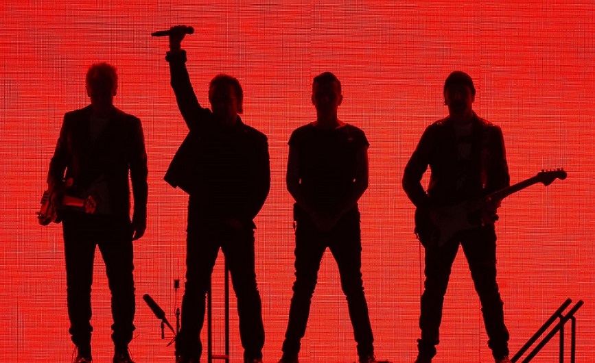 Banda de rock Irlandesa U2. Foto: EFE