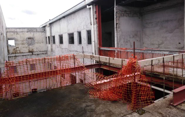 Así quedó la construcción de la policlínica de Boquete, cuya terminación fue adjudicada este jueves. Foto: Archivo