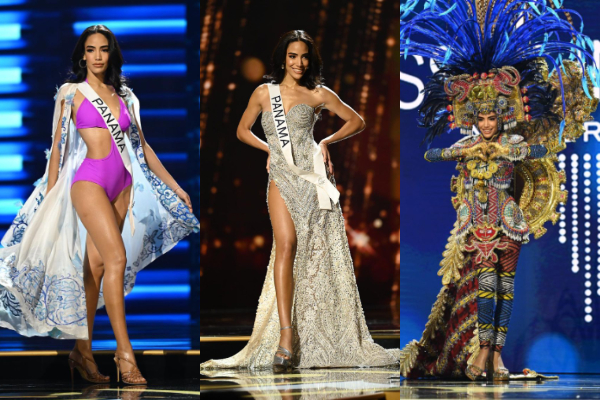 Salidas de Solaris Barba en la preliminar del Miss Universo. Fotos: @missuniversepanamainc