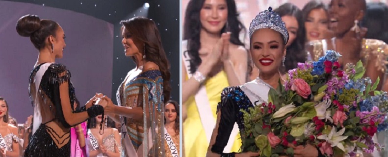 La nueva Miss Universo junto a la primera finalista, Miss Venezuela. Foto: Instagram