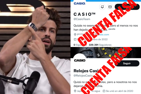 Gerard Piqué anunció el patrocinio de Casio en la Kings League. Fotos: Twitter