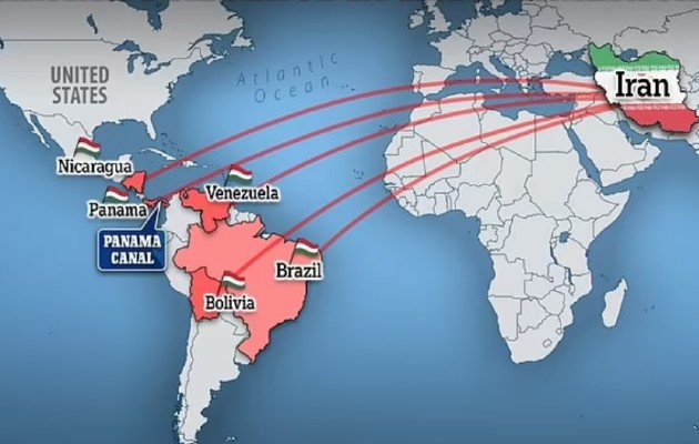 Irán planea estacionar buques de guerra en el Canal de Panamá. Foto: Mail Online